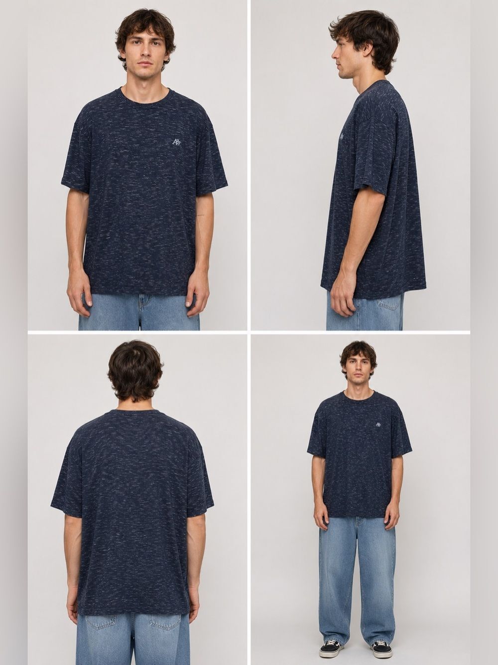 Aéropostale Men’s T-shirt Size 3XL Cotton Blue White